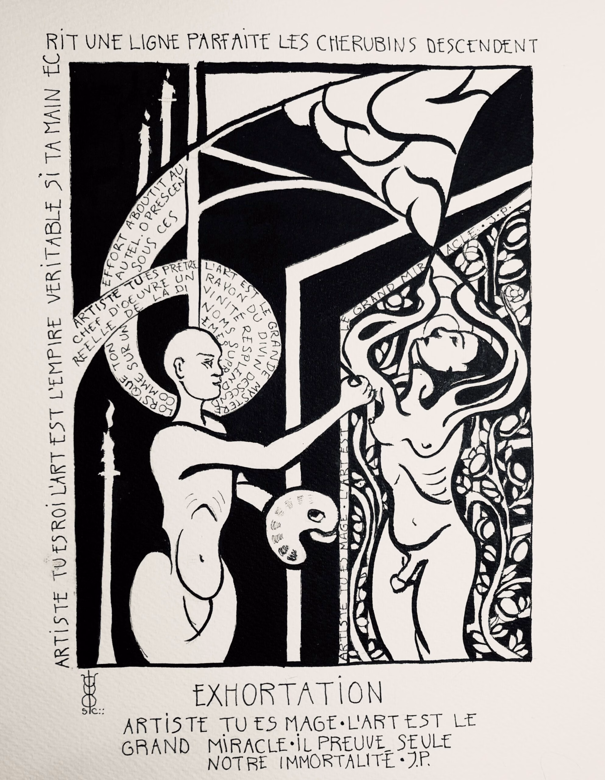 Sasha Chaitow: "Exhortation" (Son of Prometheus Illustration)